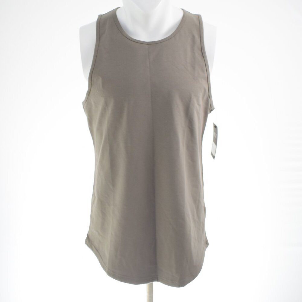 Mens Bylt Premium Basics Tank Top Olive Large